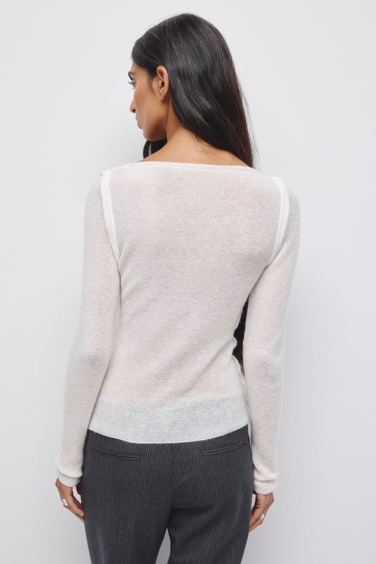 Women's Salma Scoop Sweater in Birch