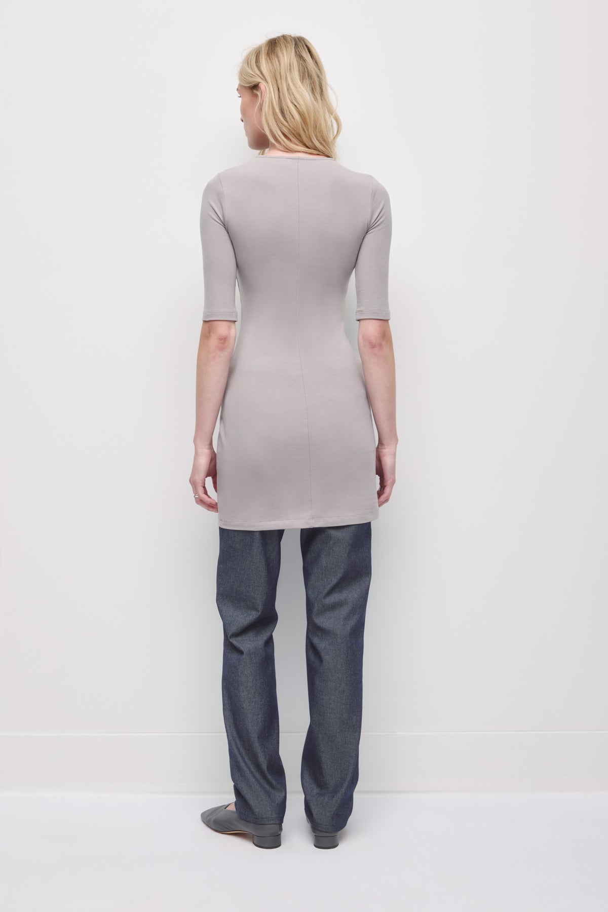 Women's Samira Wrap Dress in Gypsum
