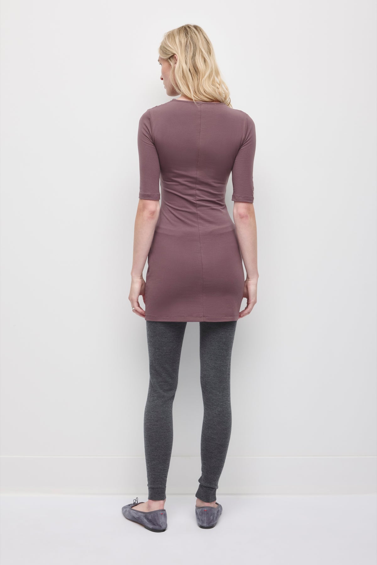 Women's Samira Wrap Dress in Raisin