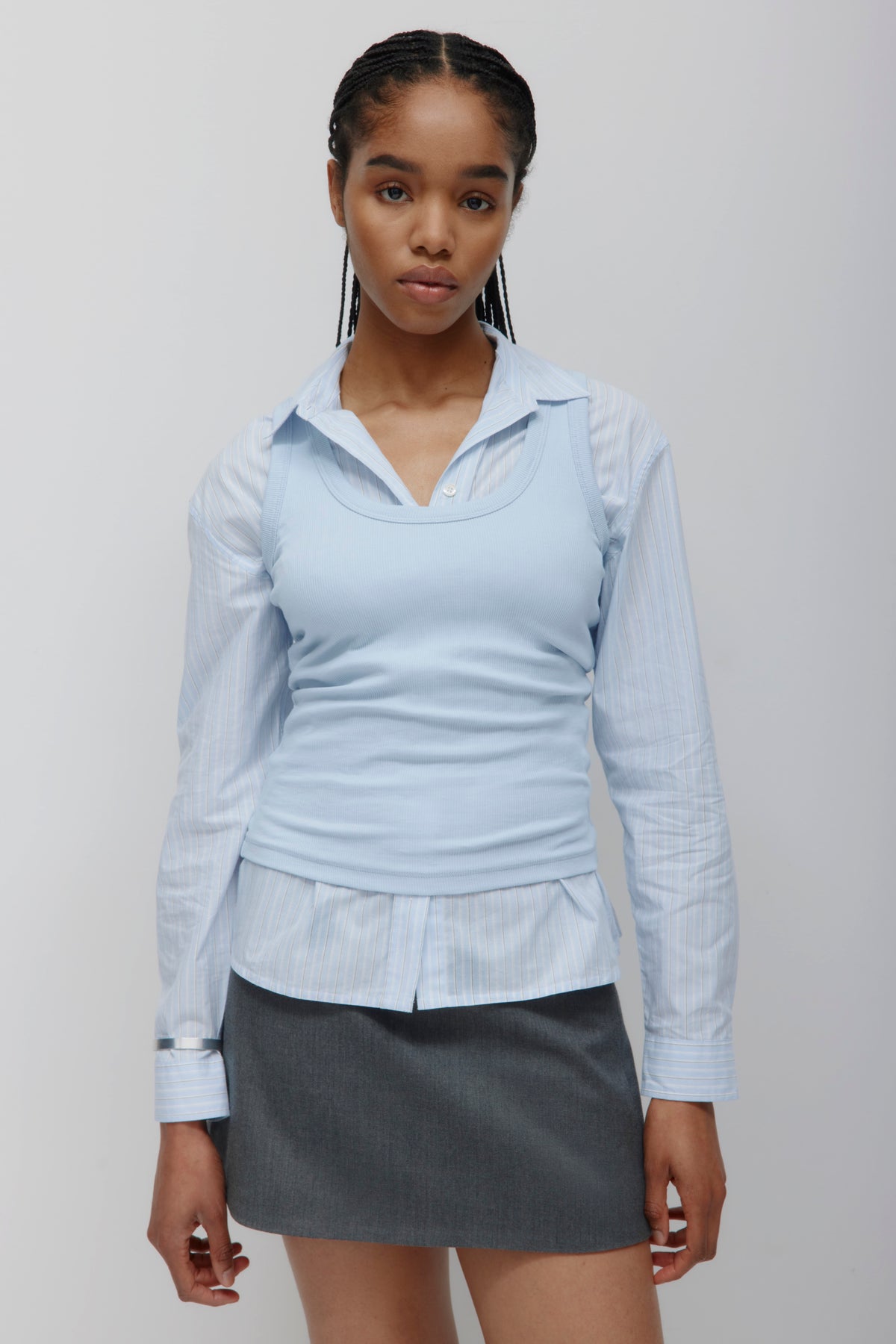 Model is 5’8” and is wearing a size XS.
