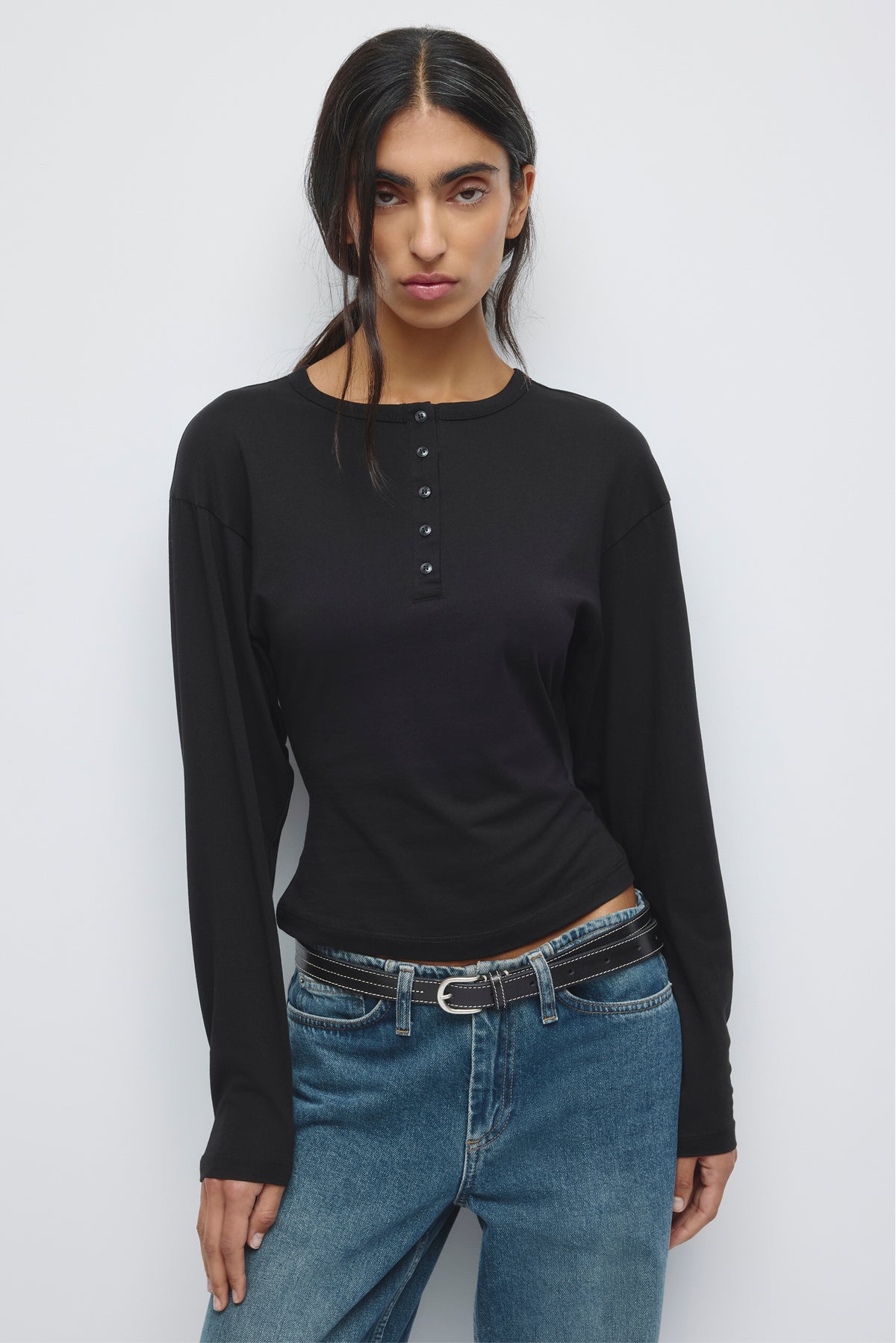 Model is 5’8” and is wearing a size XS.