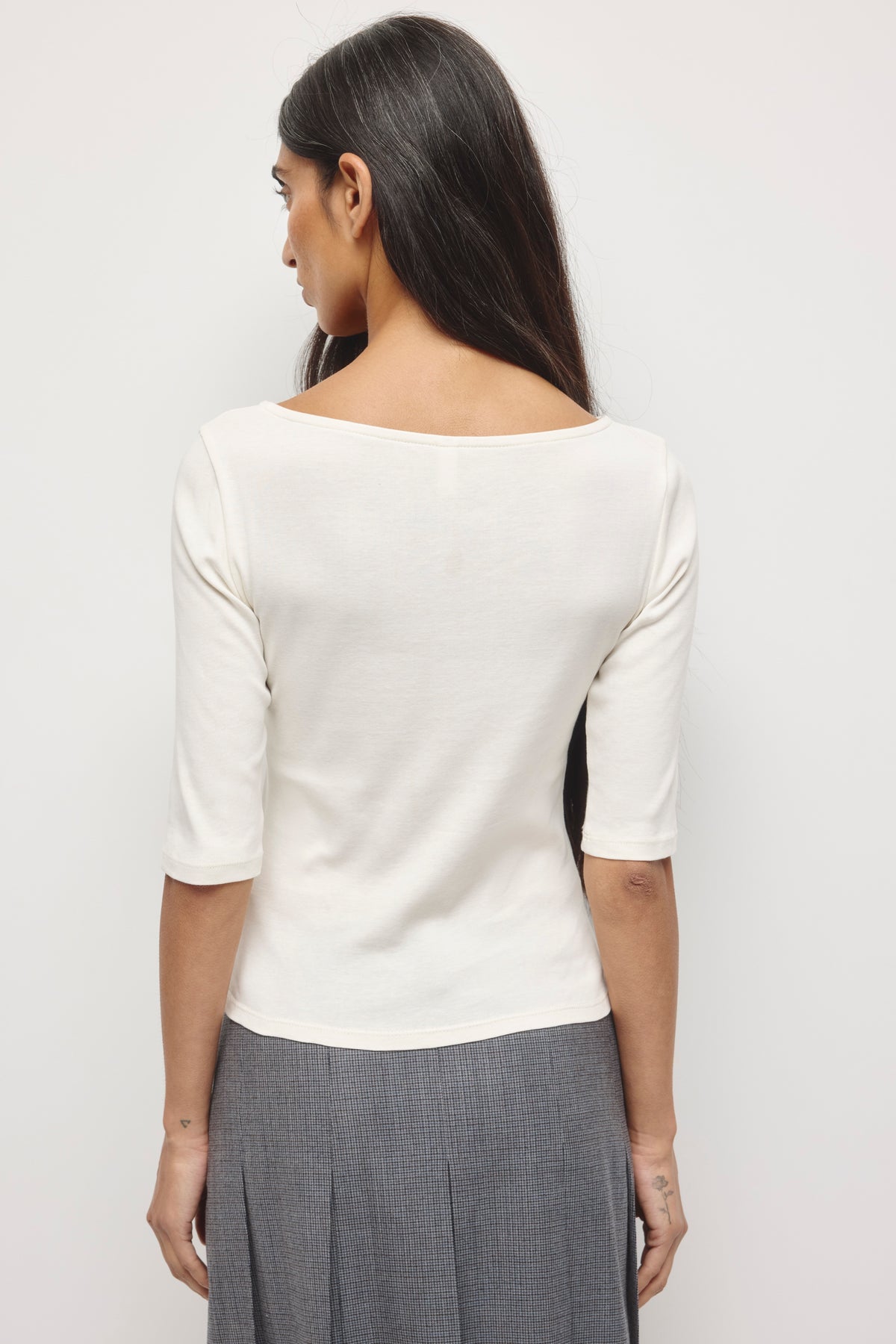 Women's Shortsleeve Cardigan in Marshmallow