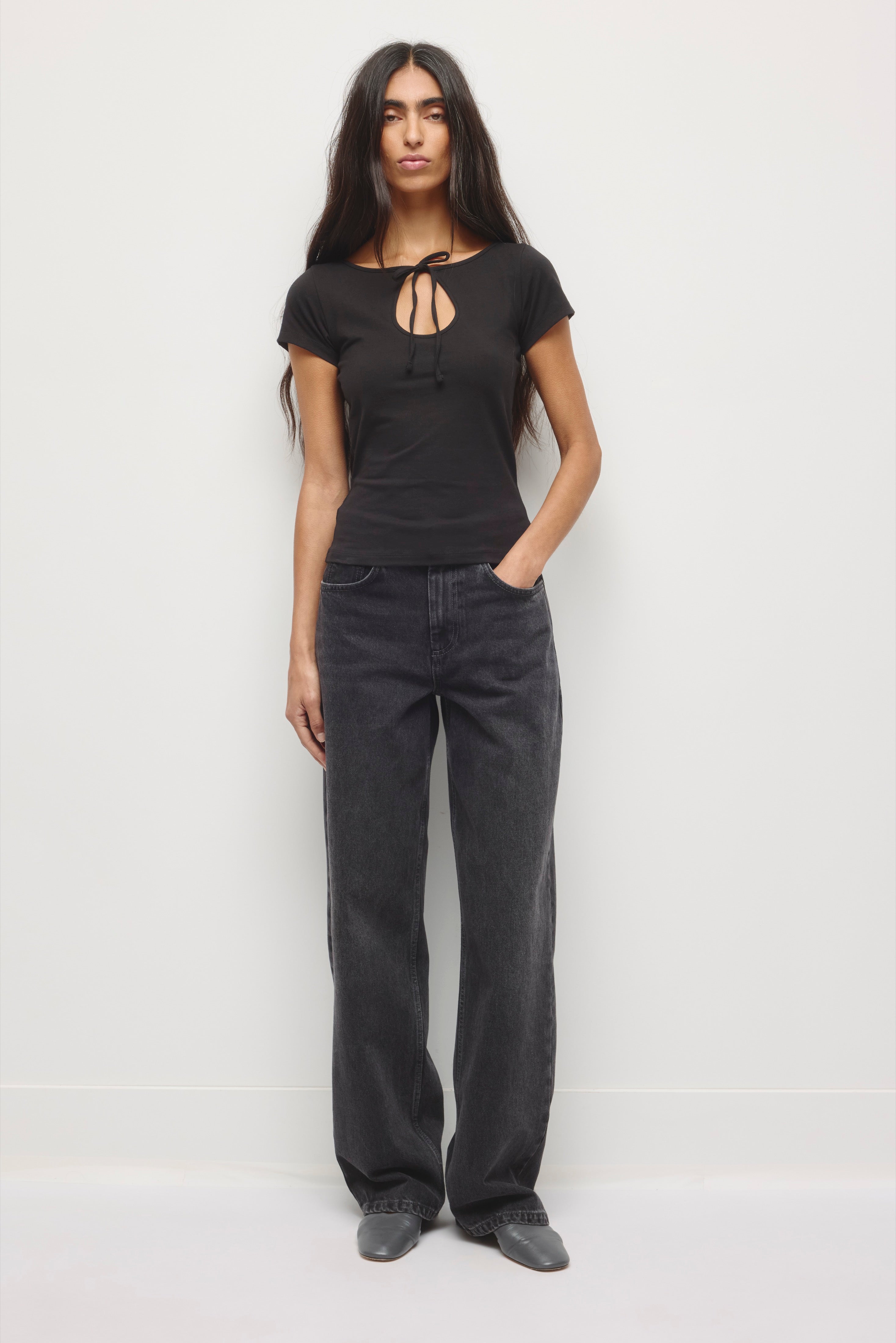 Taba Denim pour femmes en gris vintage