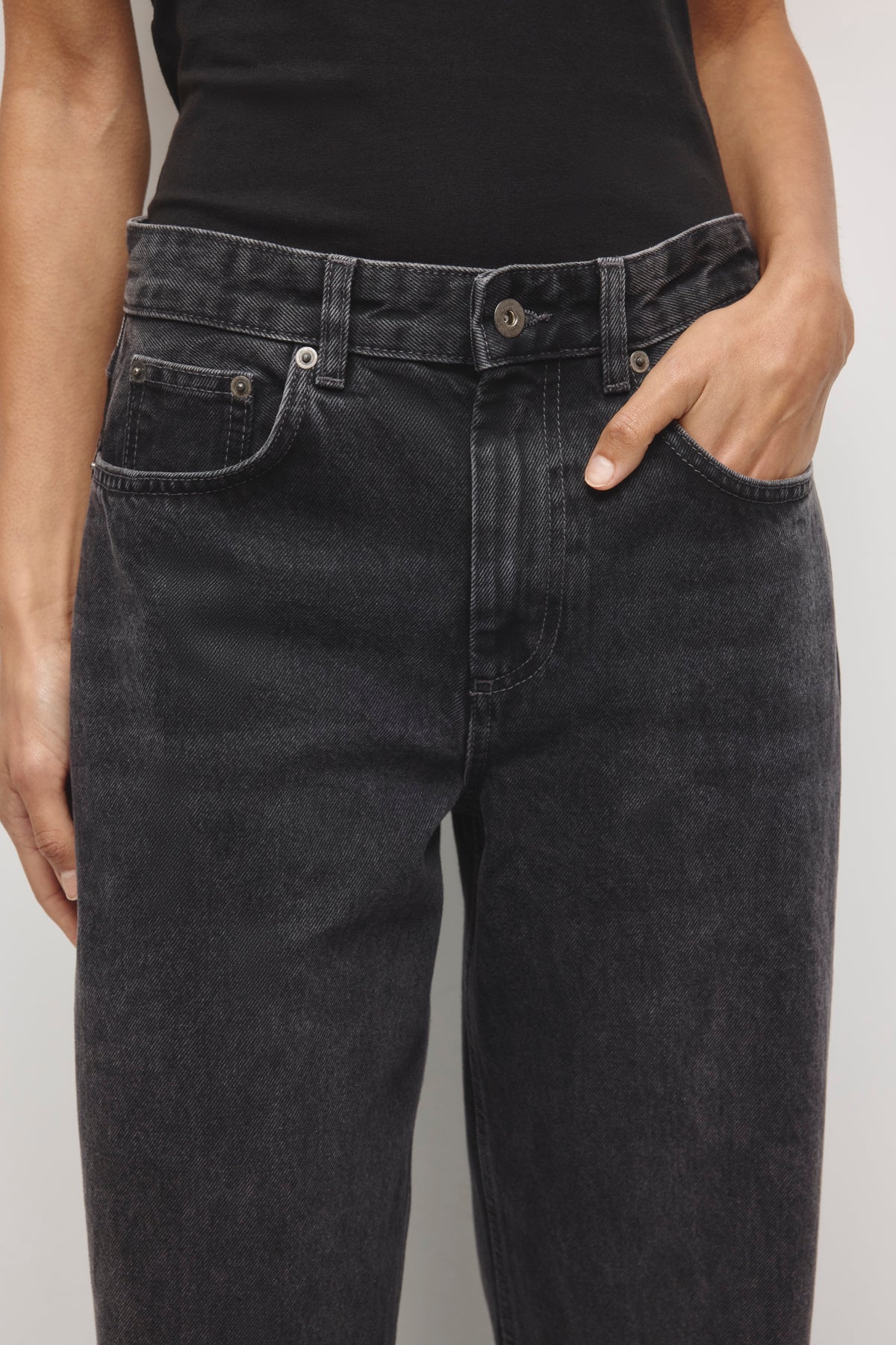 Taba Denim pour femmes en gris vintage
