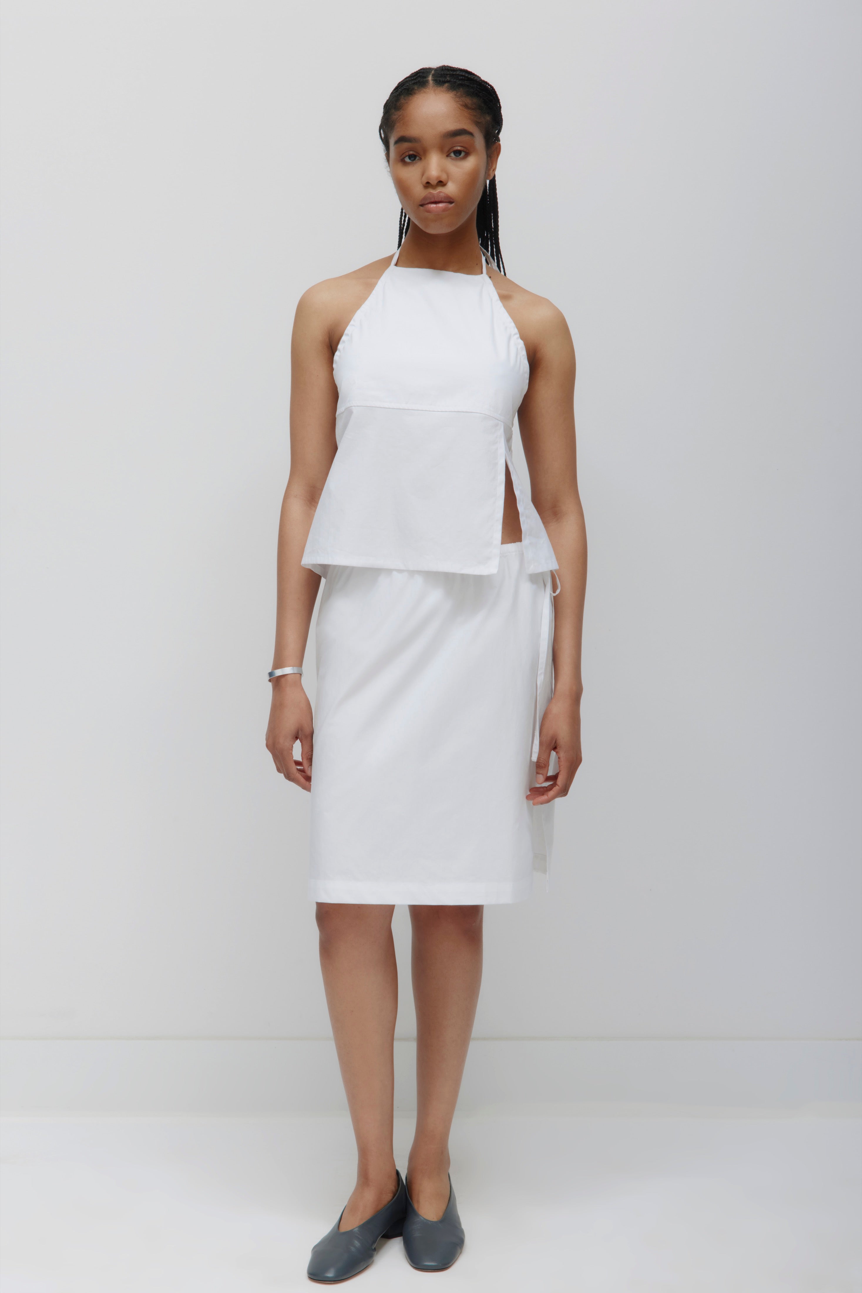 Jupe Tala pour femme en blanc