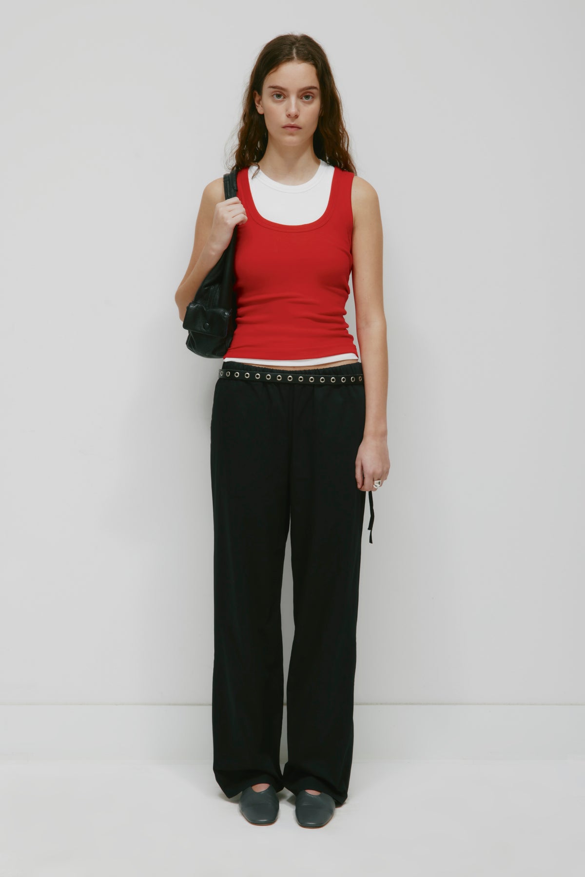 Model is 5’9” and is wearing a size S.