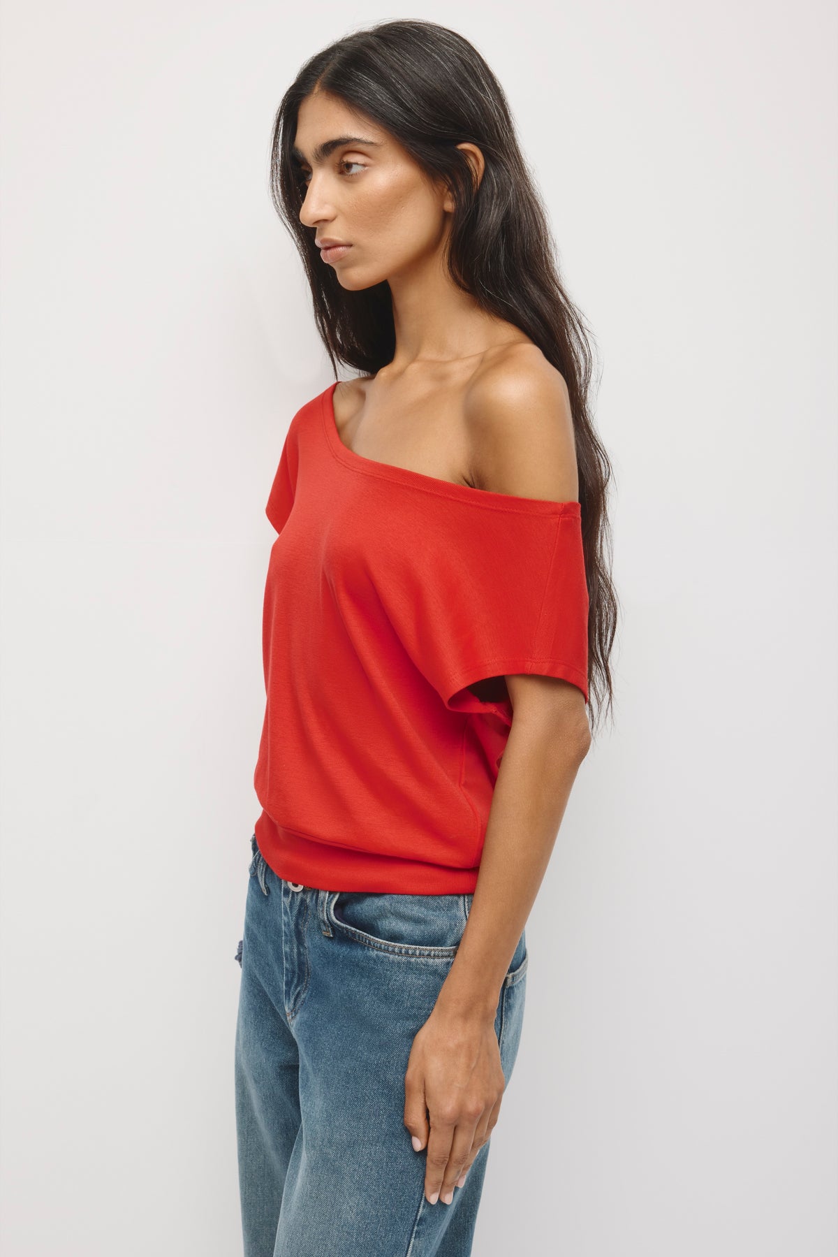T-shirt à épaules dénudées Zahra pour femme en salsa