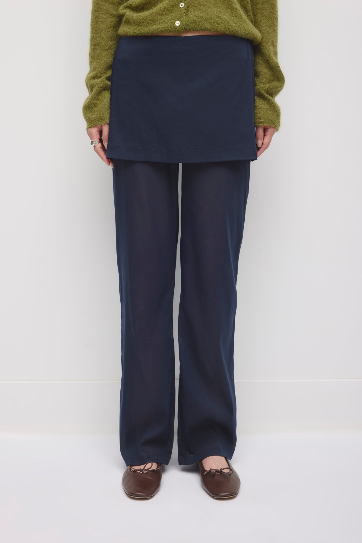 Women's Zaina Layered Pant in Deep Ocean