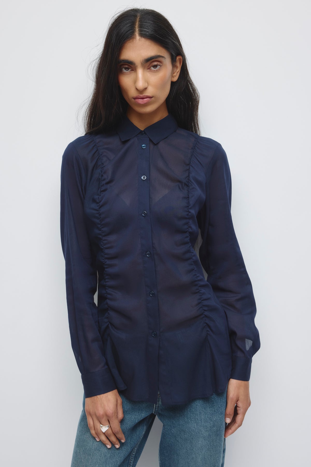 Model is 5’8” and is wearing a size XS.