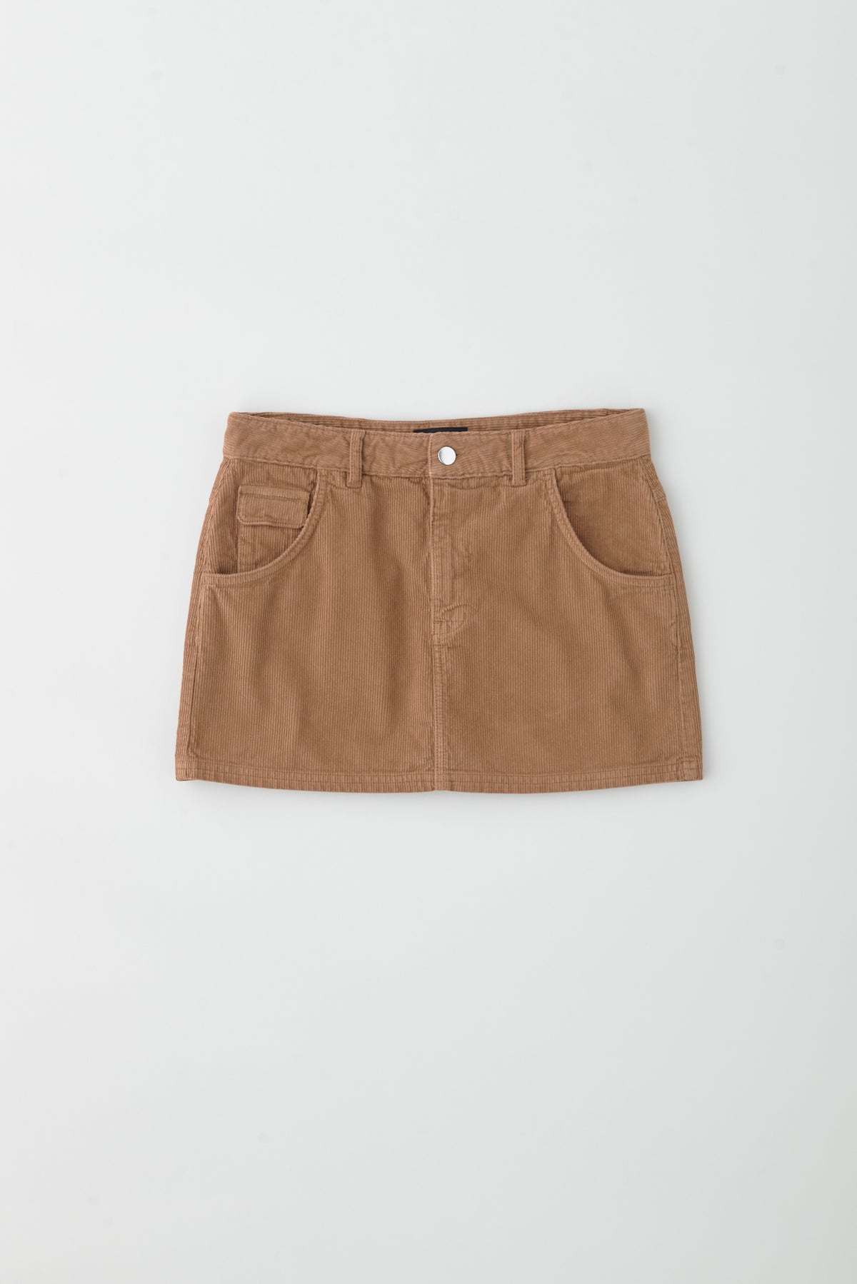 Women's Cord Mini Skirt in Otter