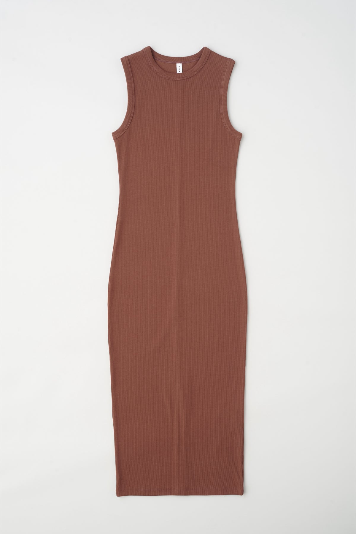 Robe midi à bretelles pour femmes en cappuccino