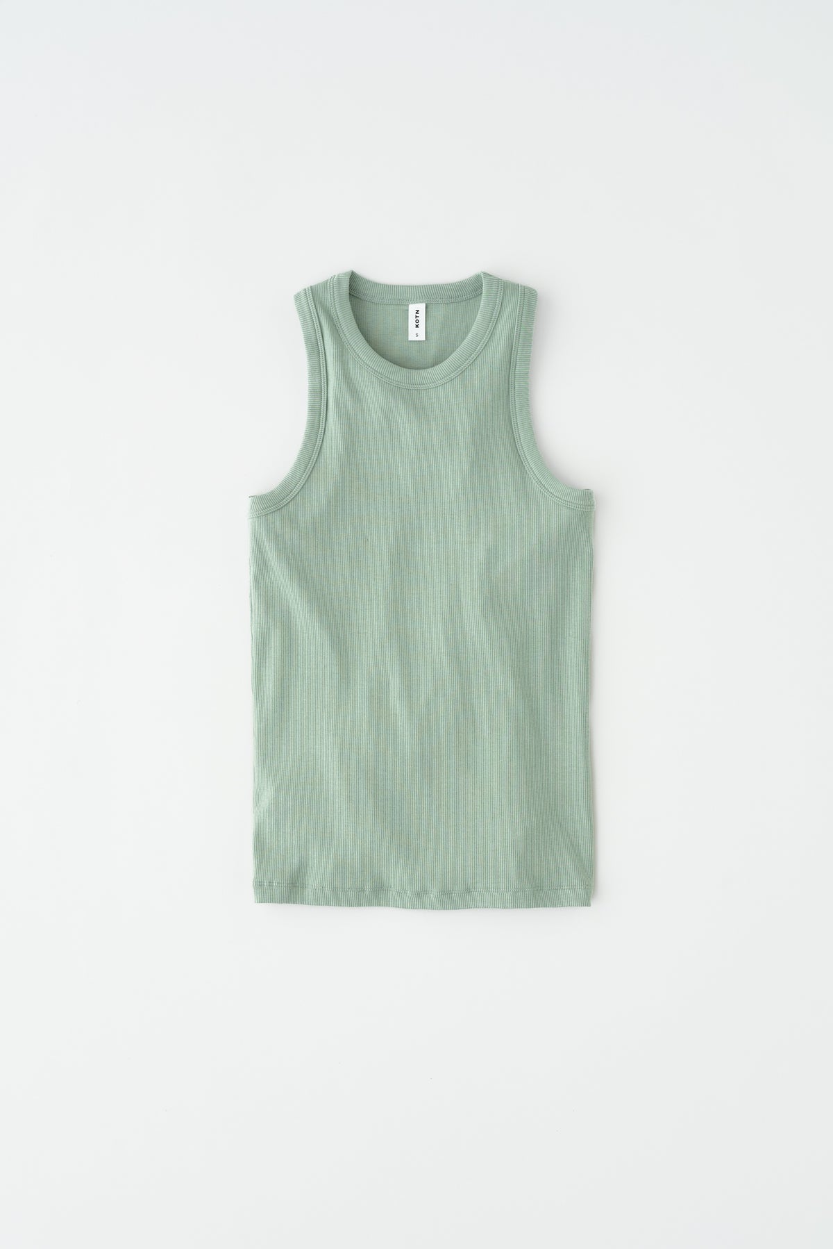 Women's Racer Tank in Lily Pad