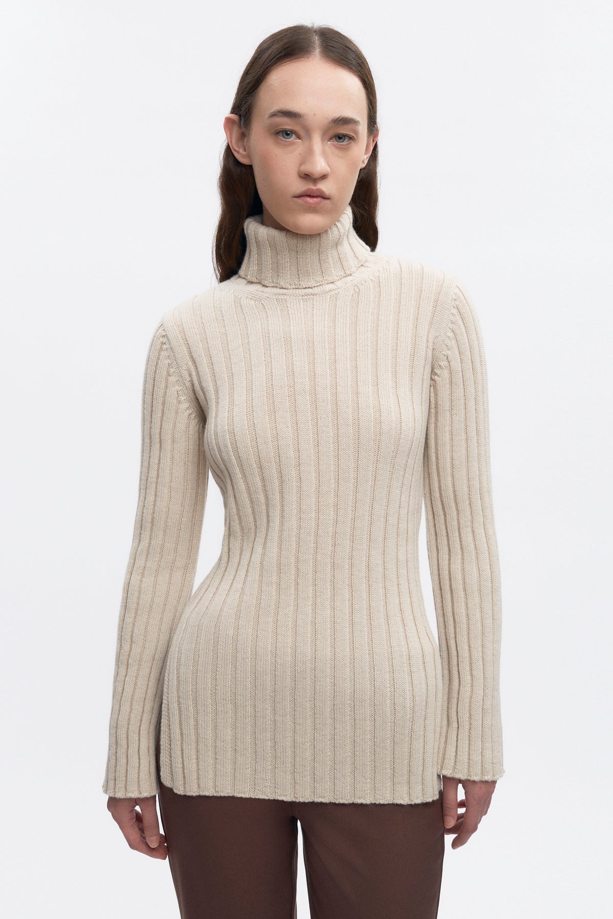 Women's 90's Turtleneck in Oat