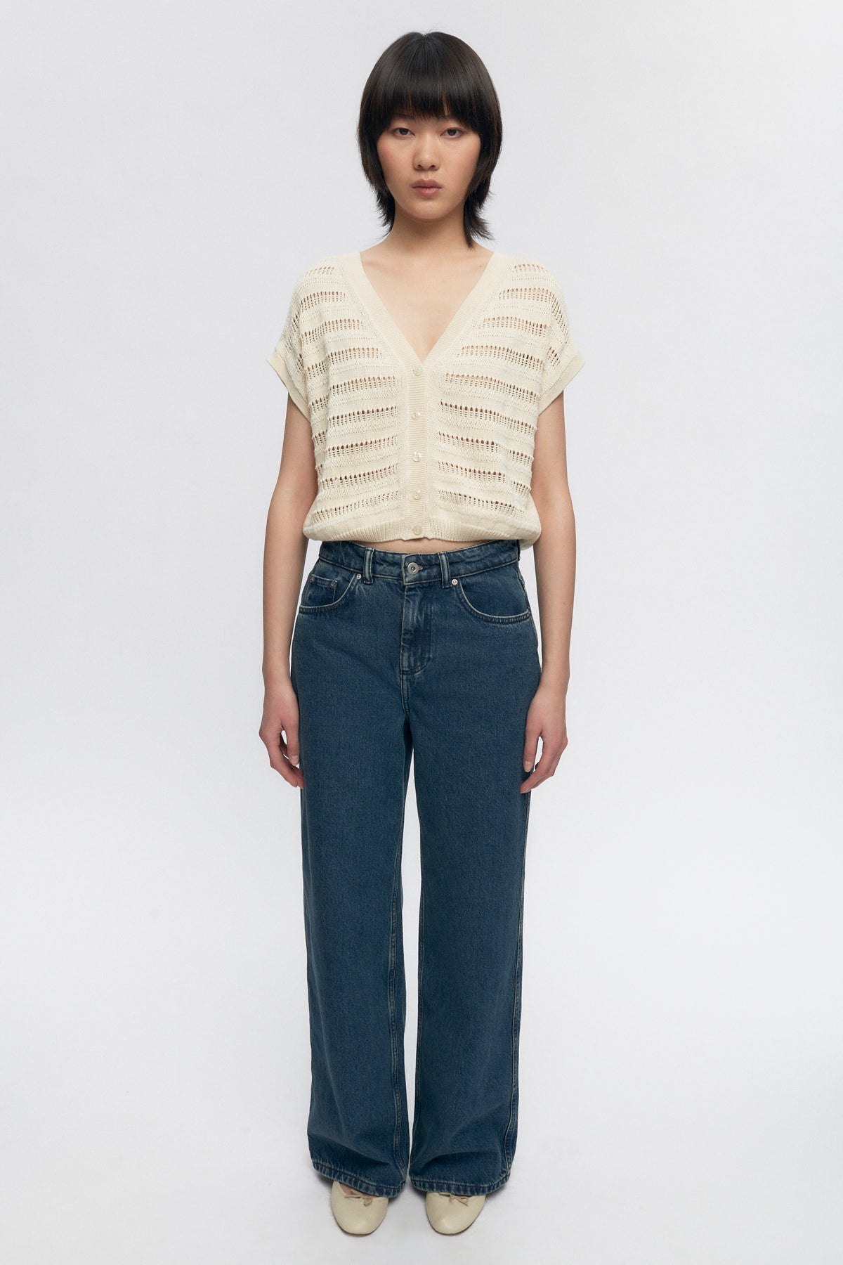 Women’s Acacia Knit Vest in Natural