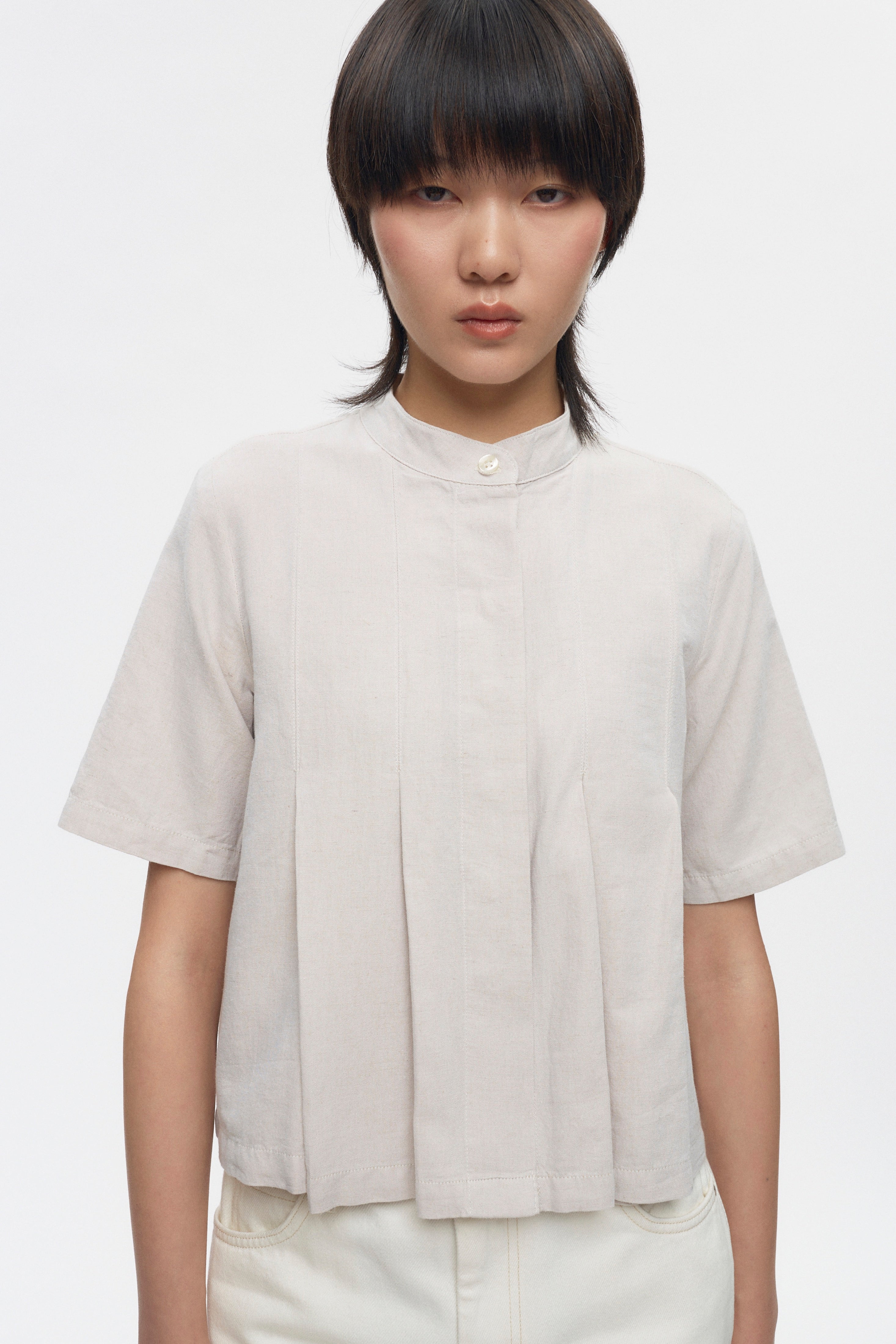 Chemise Amarna pour femme en naturel