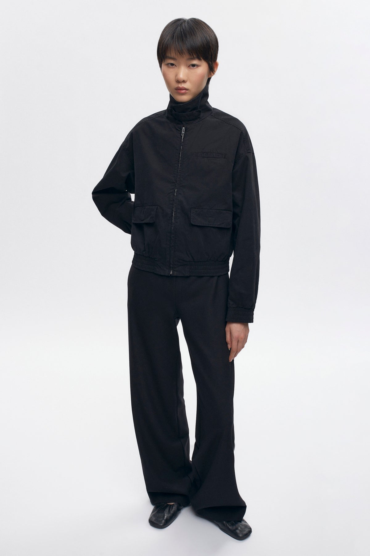 Women's Bomber Jacket in Black