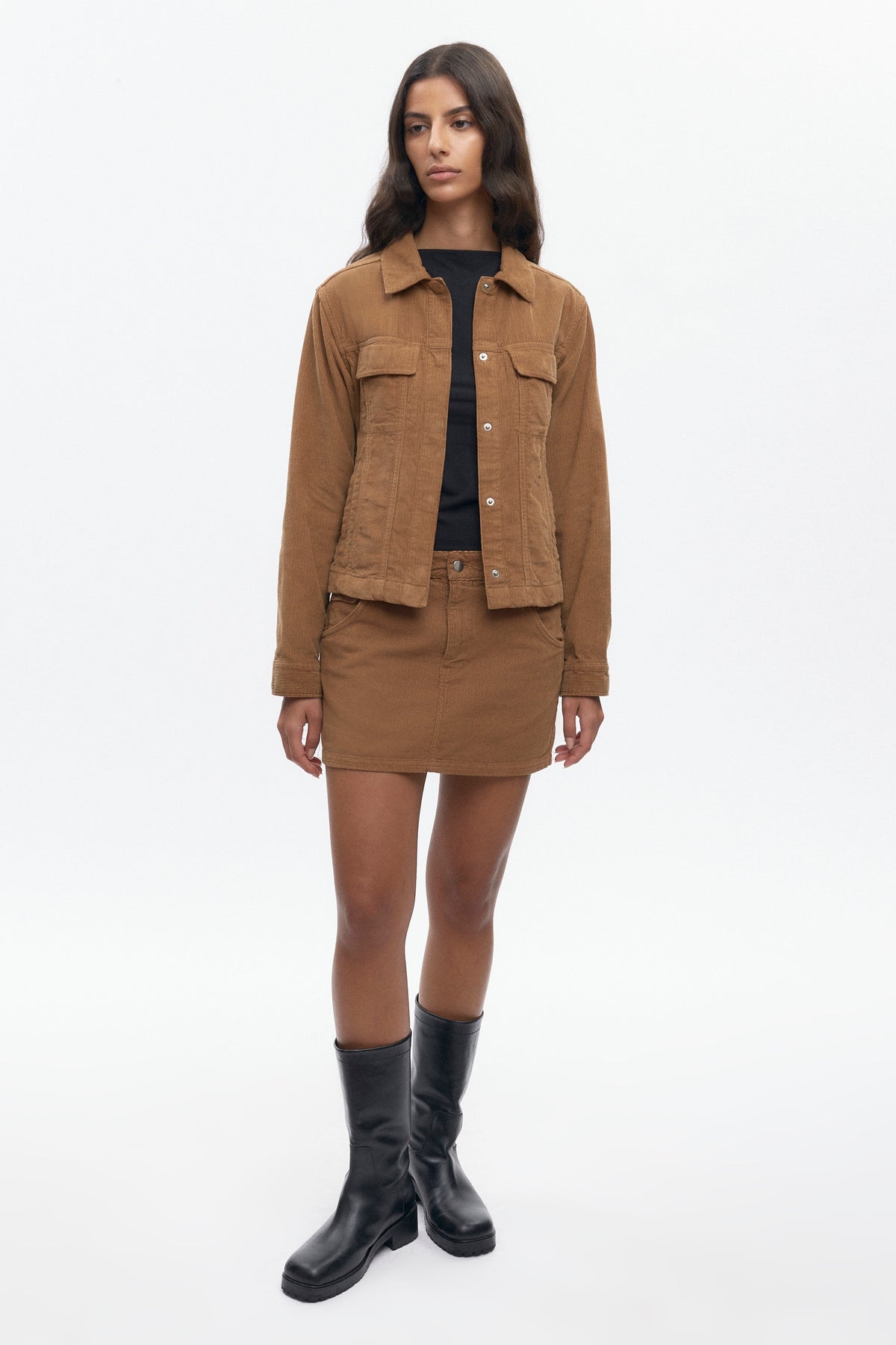 Women's Cord Jacket in Otter
