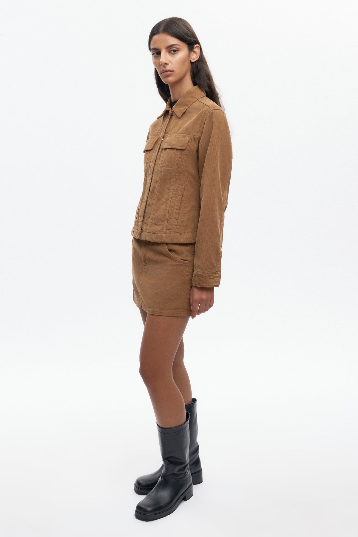 Women's Cord Jacket in Otter