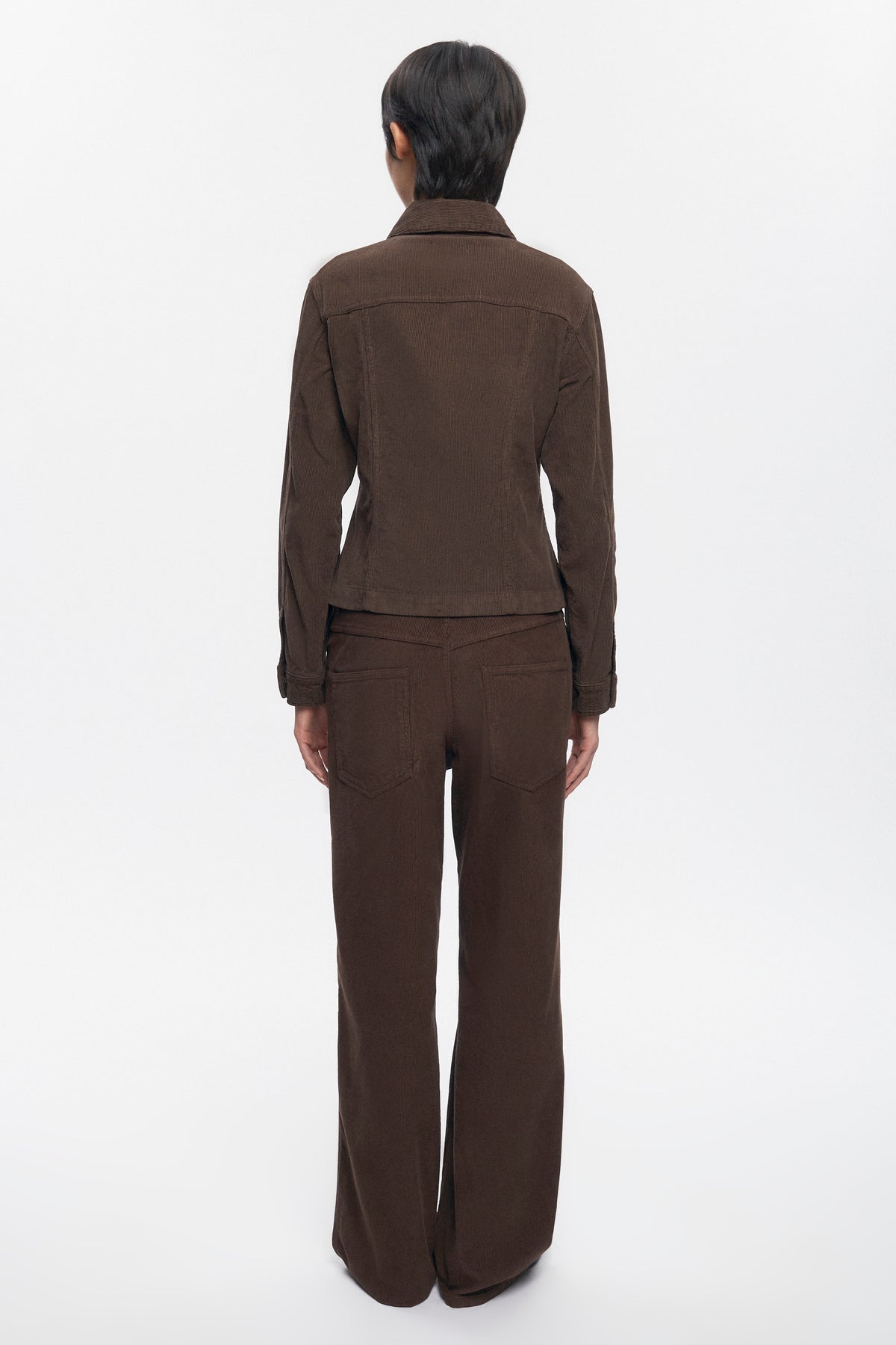 Women's Cord Taba Pant in Coffee Bean