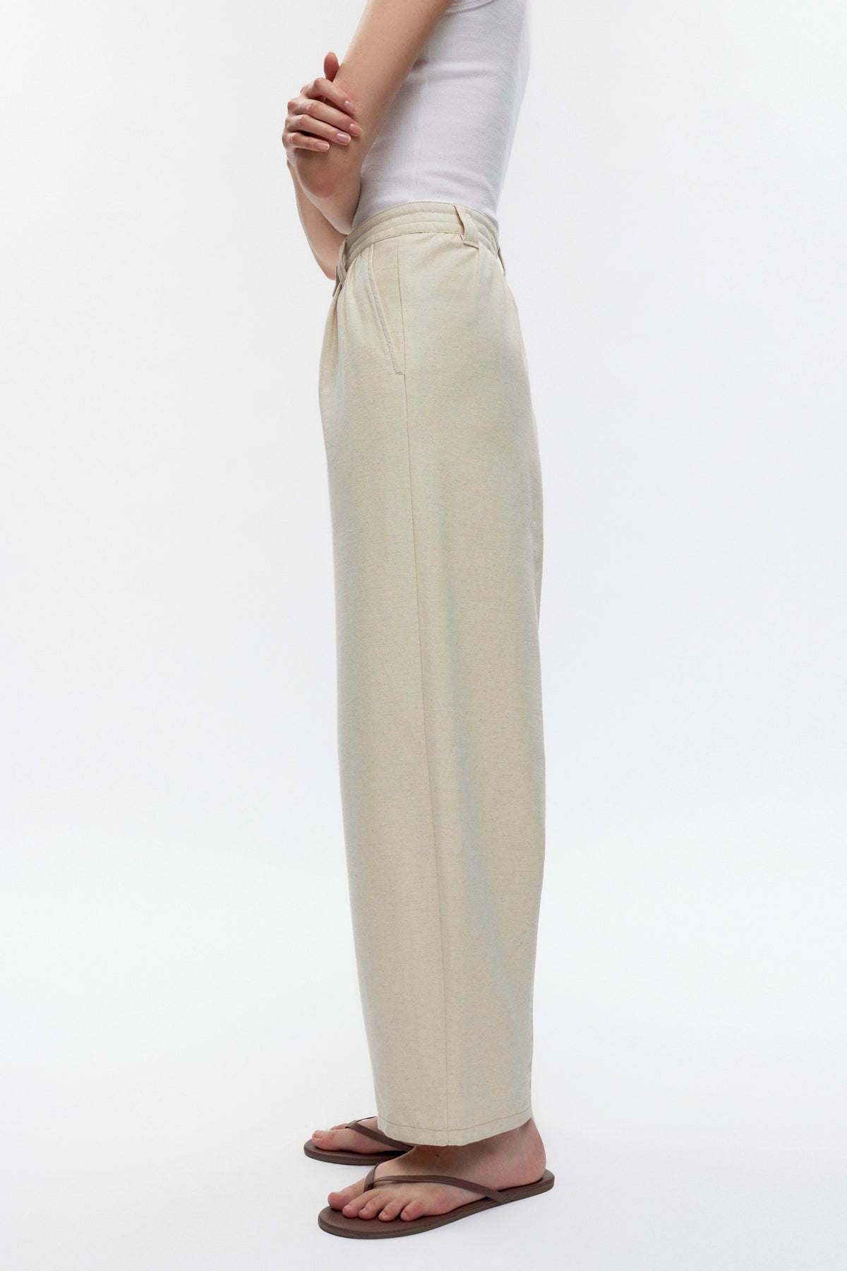 Pantalon Dendera pour femme en fog