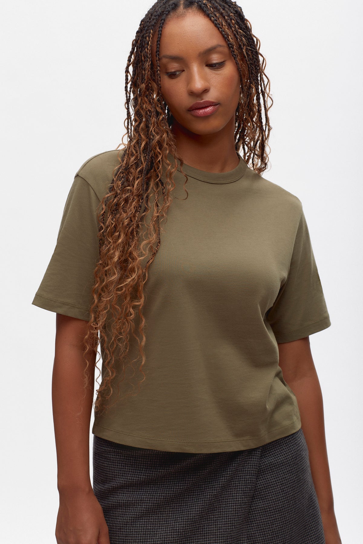 Women's Easy Crew in Olive