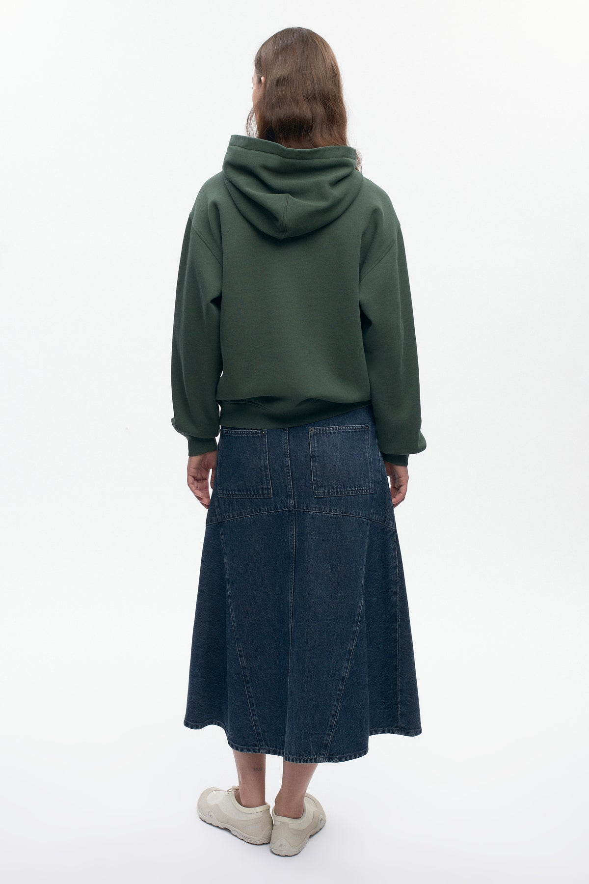 Women's Essential Hoodie in Bottle Green