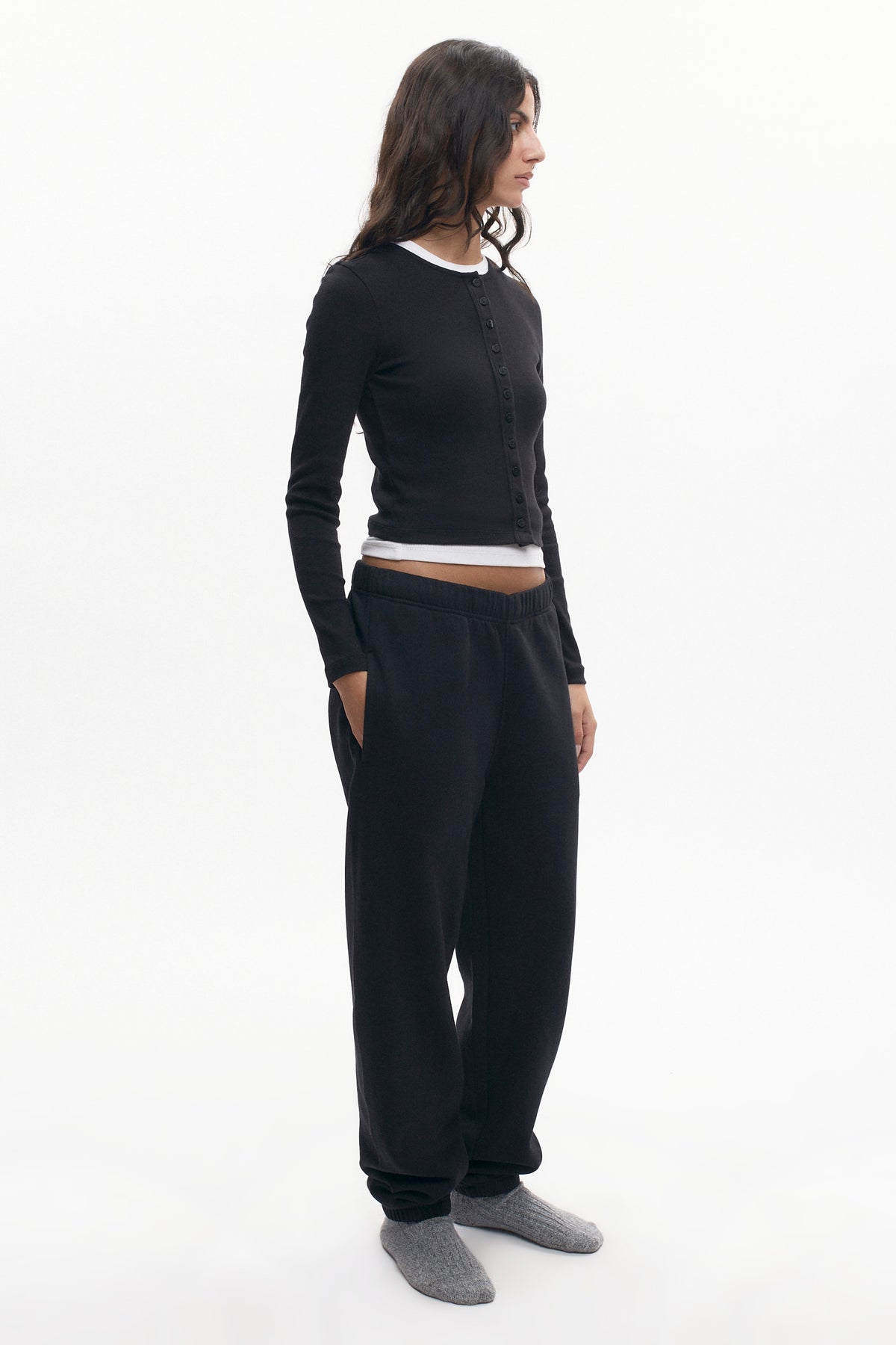 Pantalon de survêtement Essential pour Femme en noir