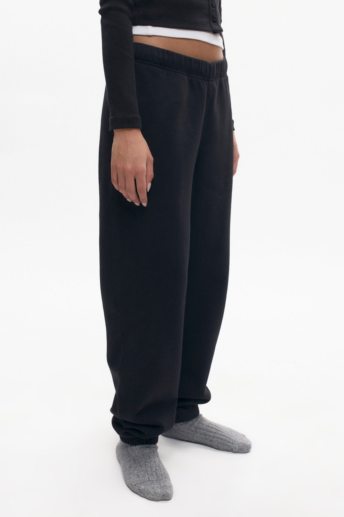 Pantalon de survêtement Essential pour Femme en noir
