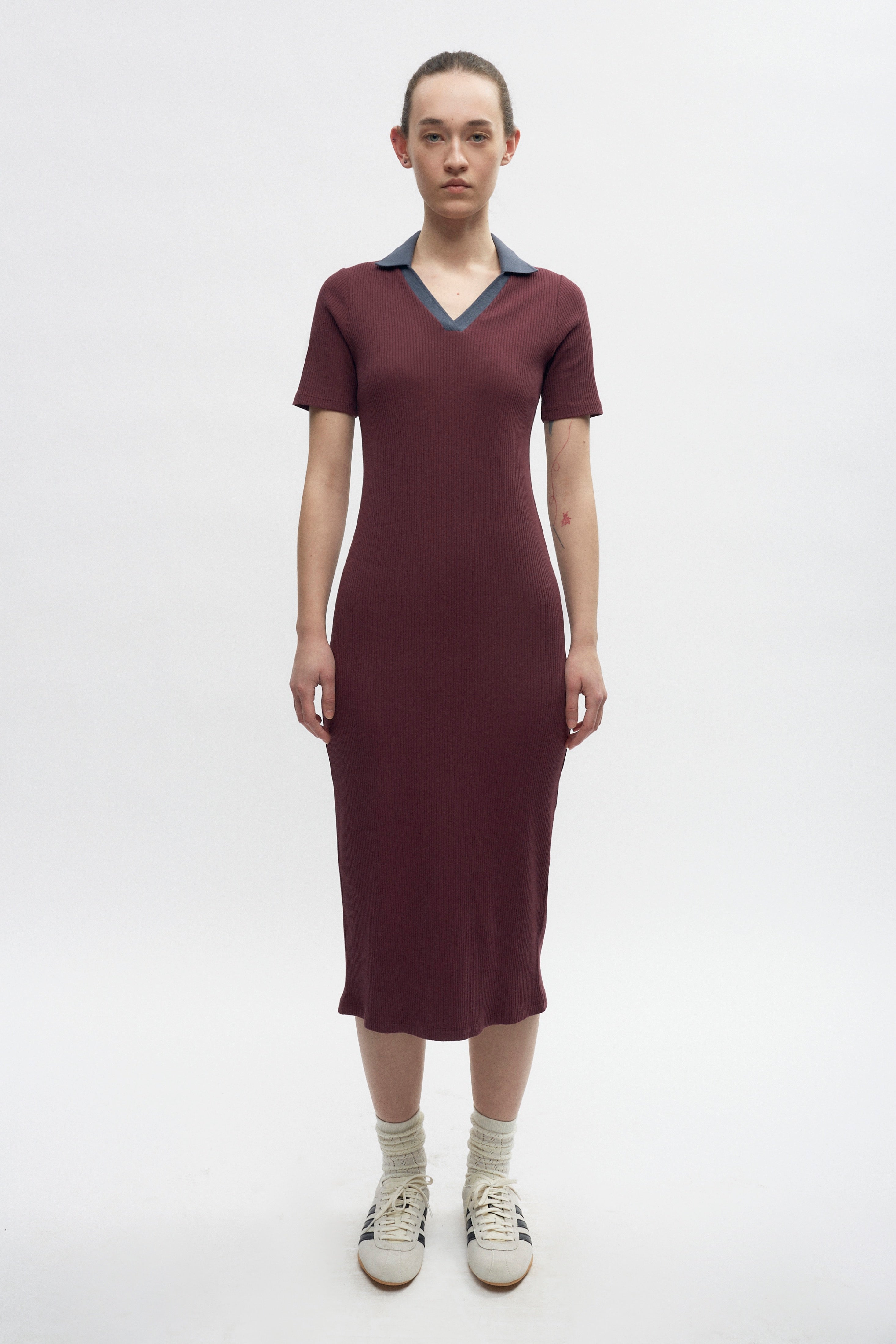 Robe Garden City pour femme en prune/Crépuscule foncé