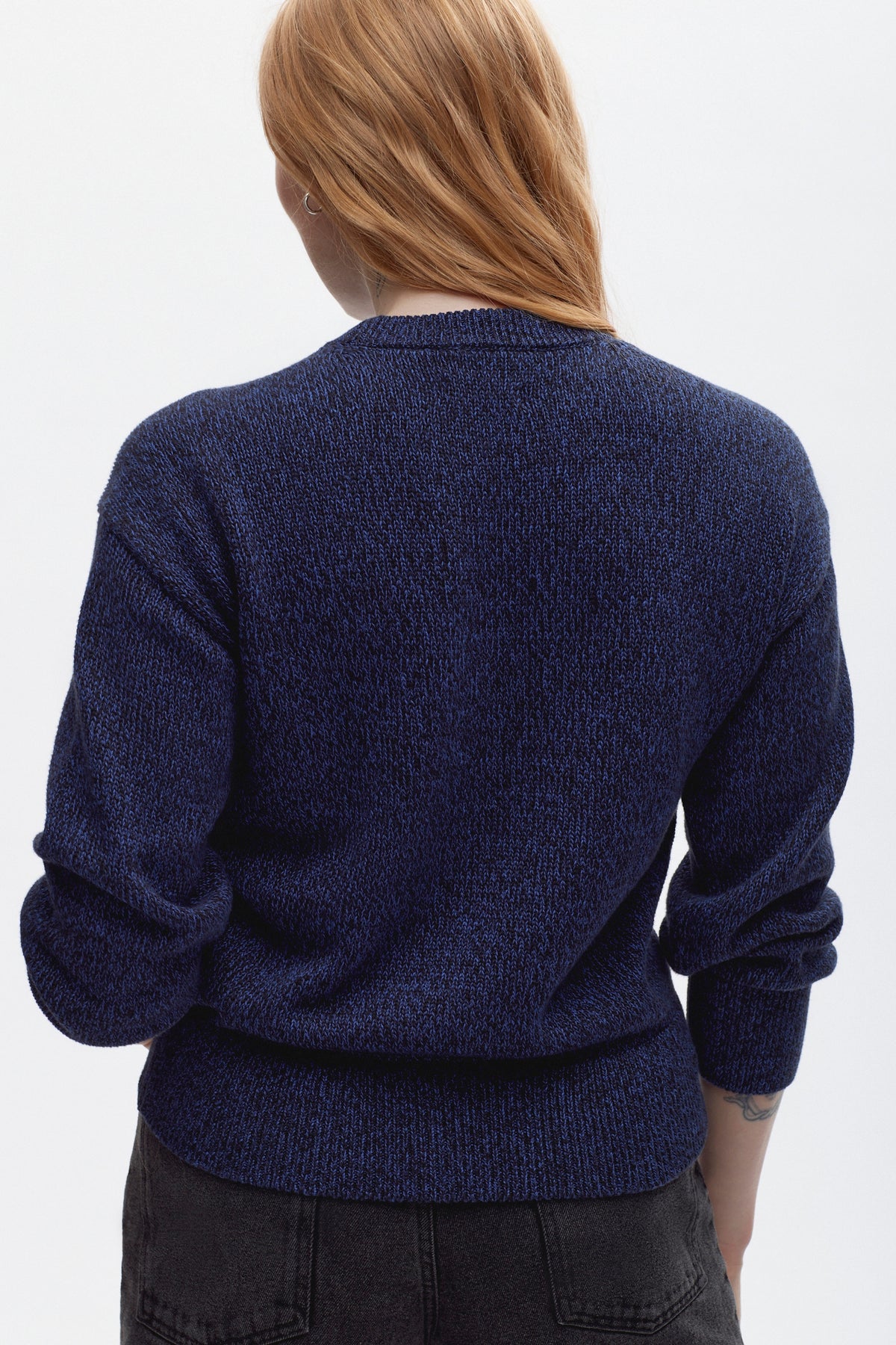 Women's Hamatah Sweater in Blue Lotus Melange