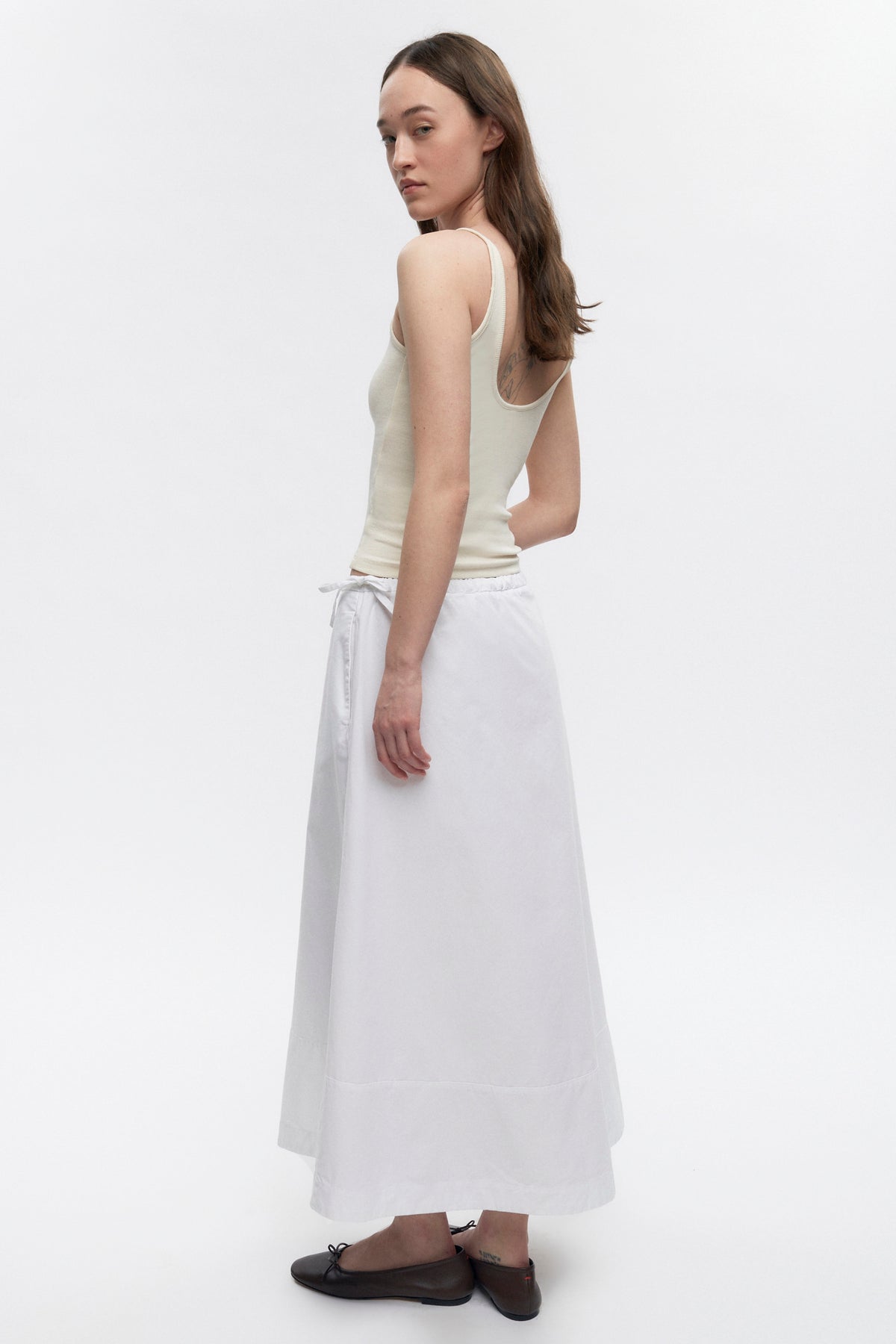 Women's Merire Pull on Skirt in White