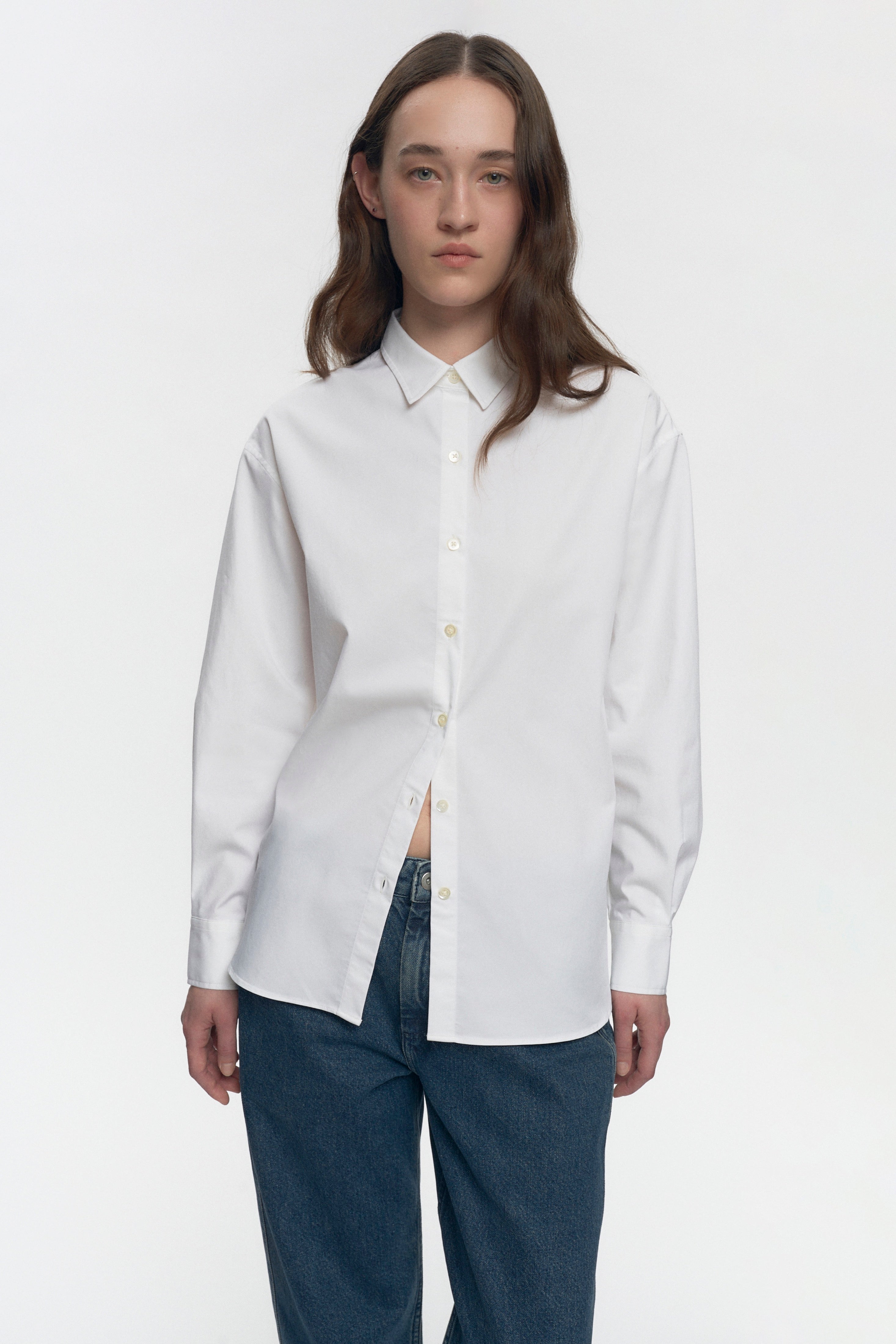 Chemise Merire pour femme en blanc