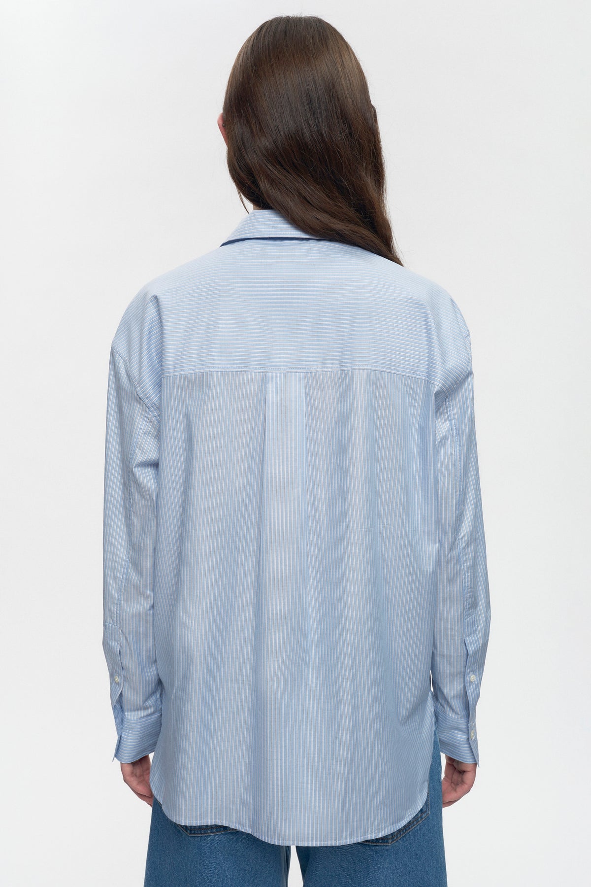 Chemise rayée Merire pour femme en rayures bleues