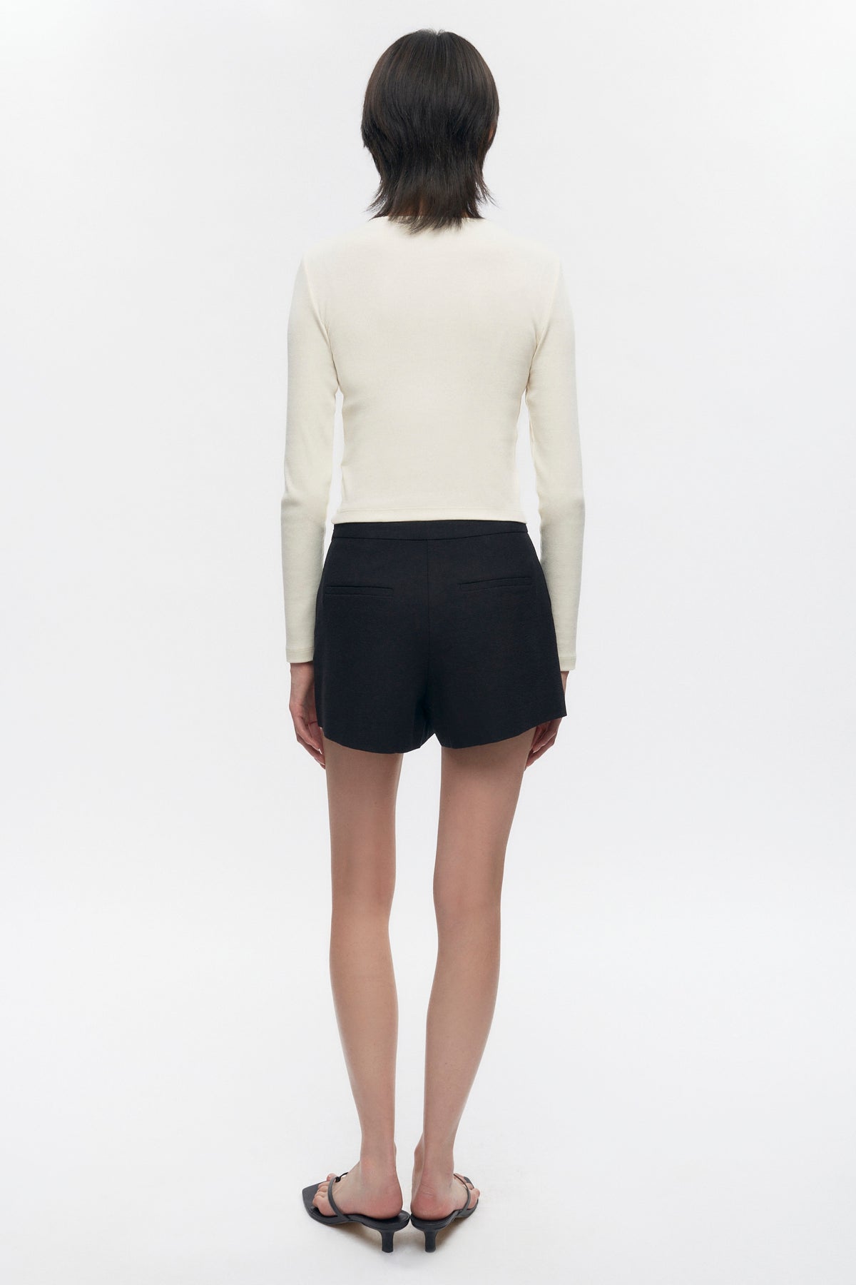 Jupe-short Merit pour femme en noir