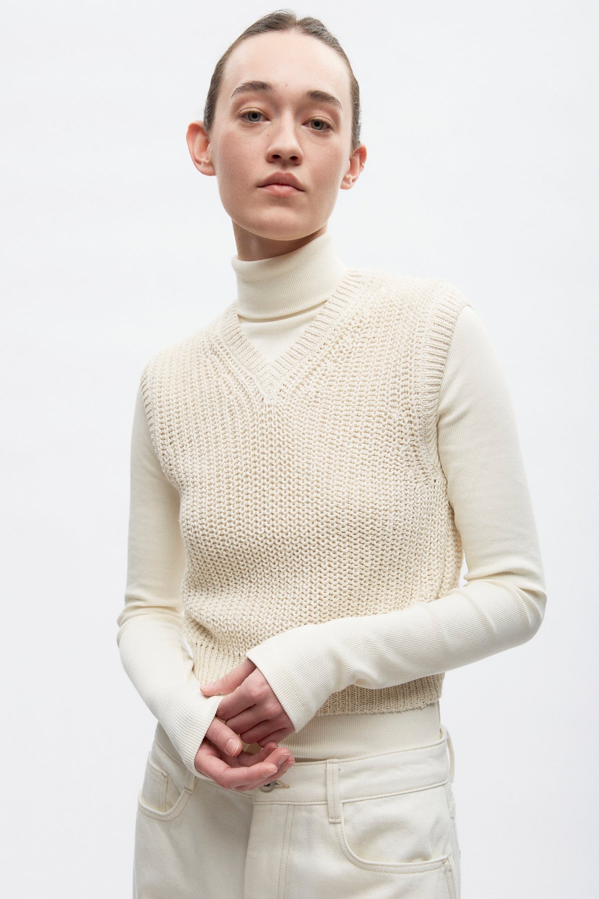 Women's Orman Knit Tank in Natural Mix