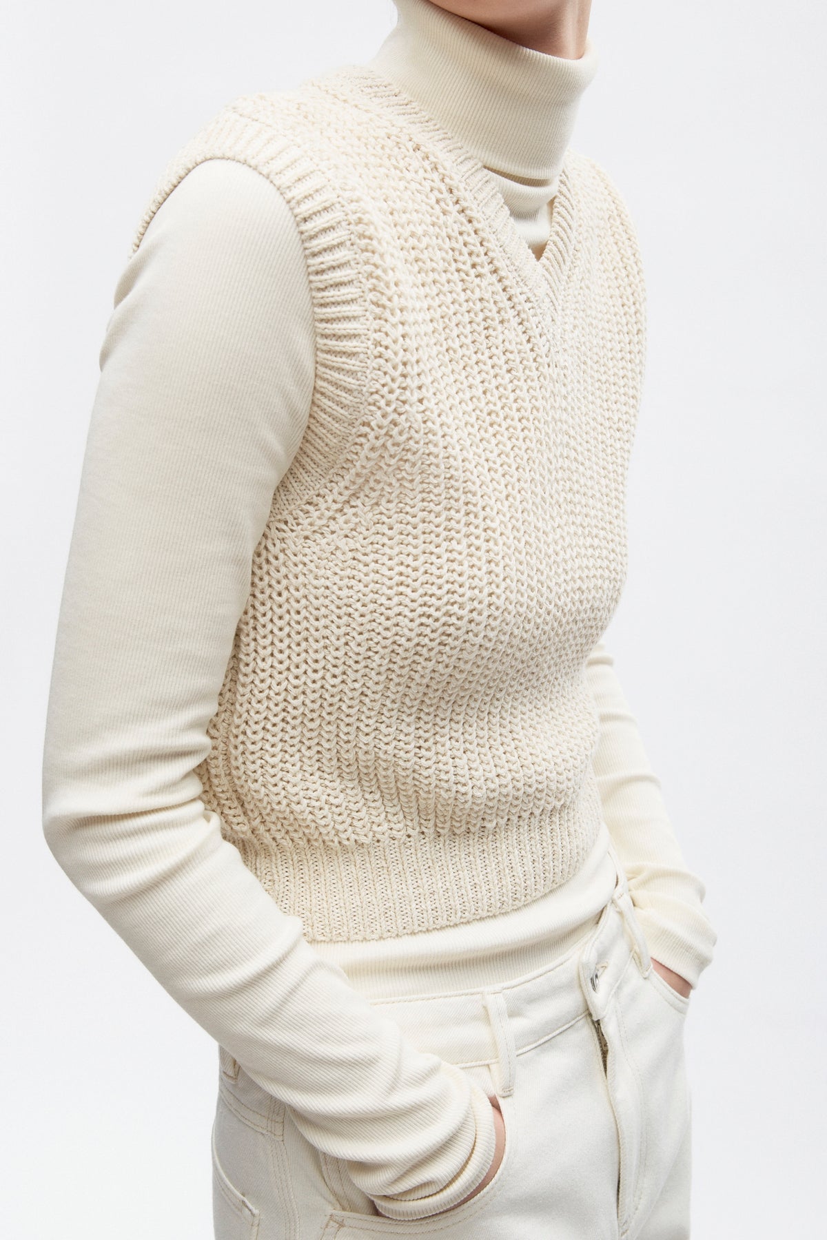 Women's Orman Knit Tank in Natural Mix