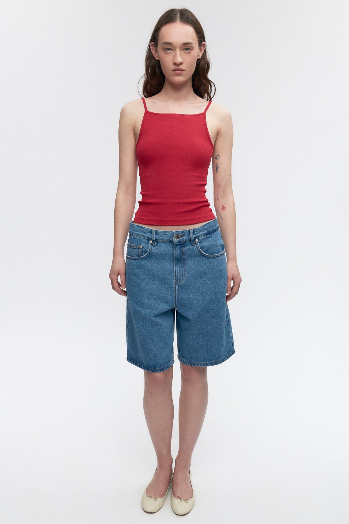Women's Siwa Tank in Jester Red
