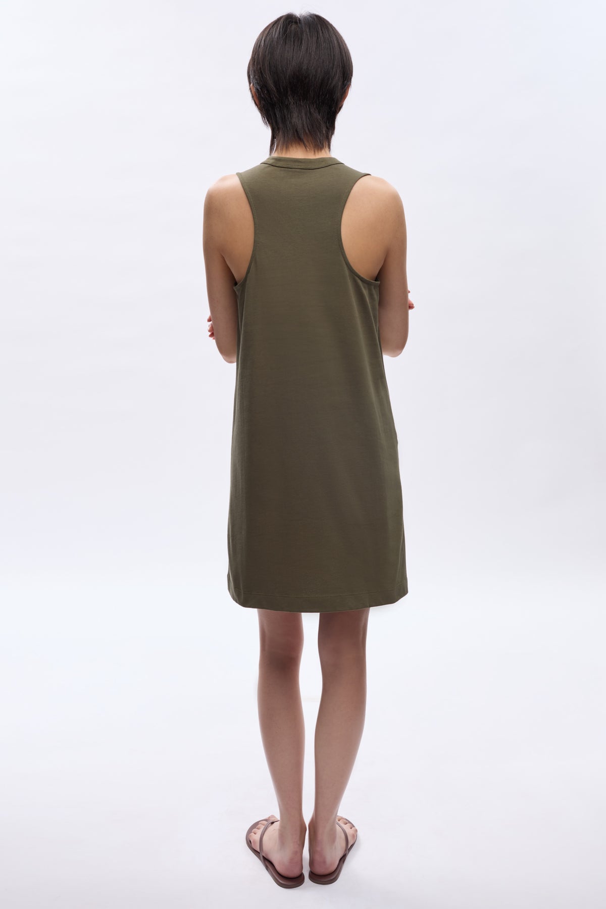Women's Tank Dress in Olive