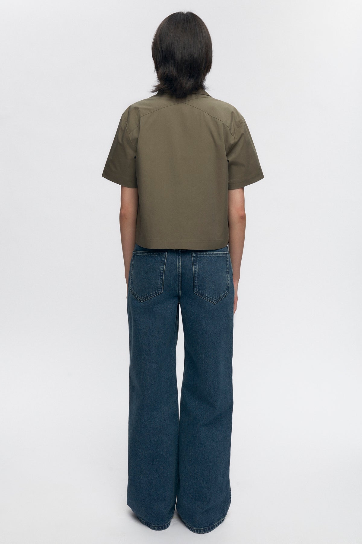 Chemise utilitaire pour femmes en olive