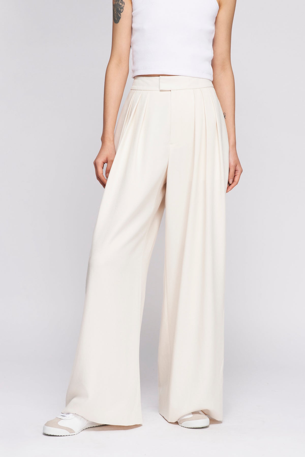 Women's Plaza Trouser in Alabaster