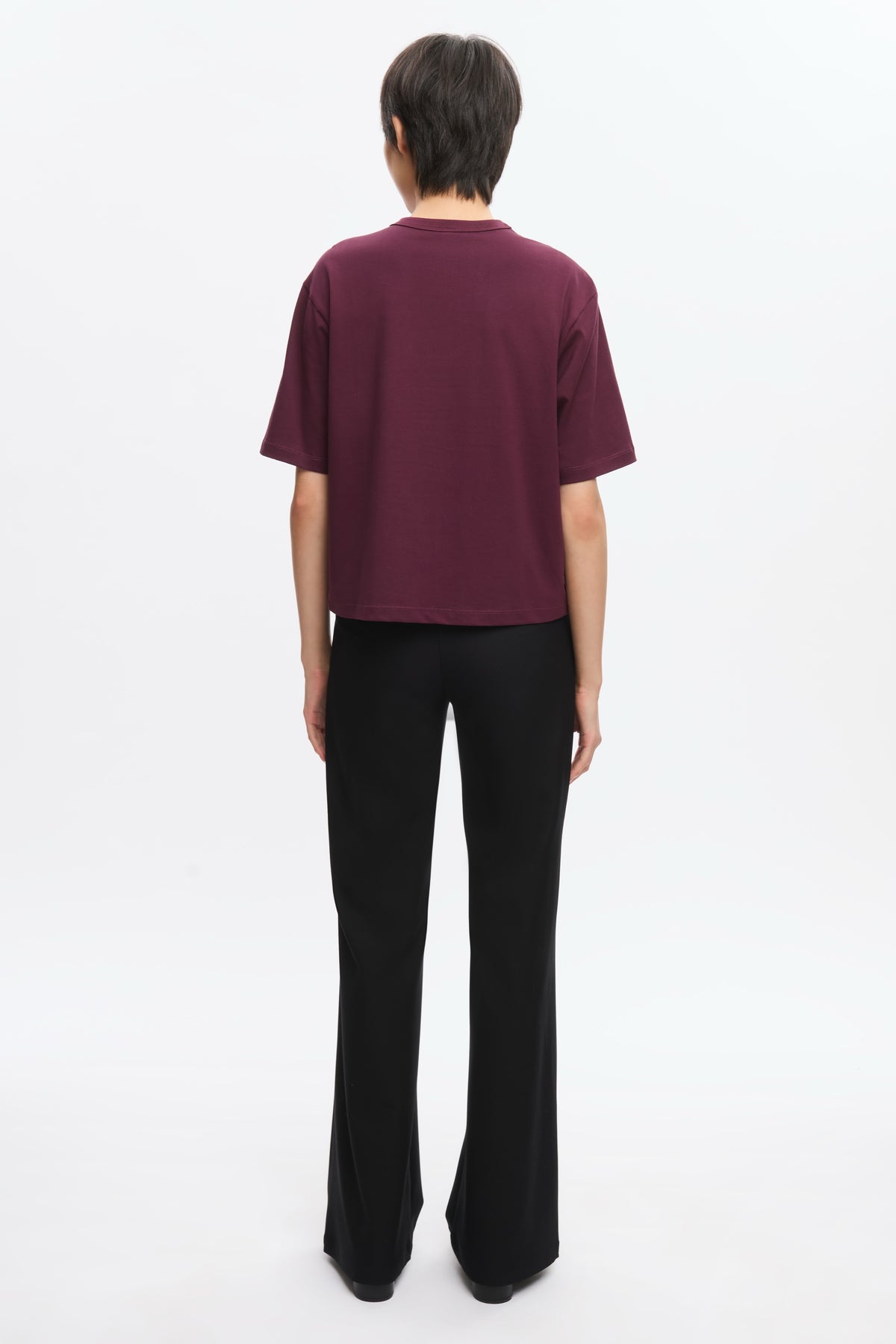 Women's Easy Crew in Plum