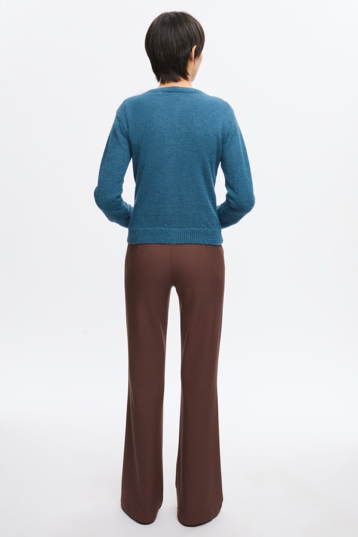 Cardigan Noor Fuzzy pour femme en delta