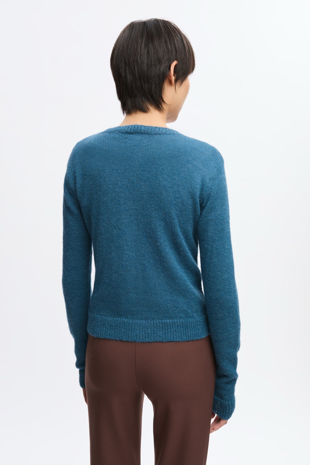 Cardigan Noor Fuzzy pour femme en delta