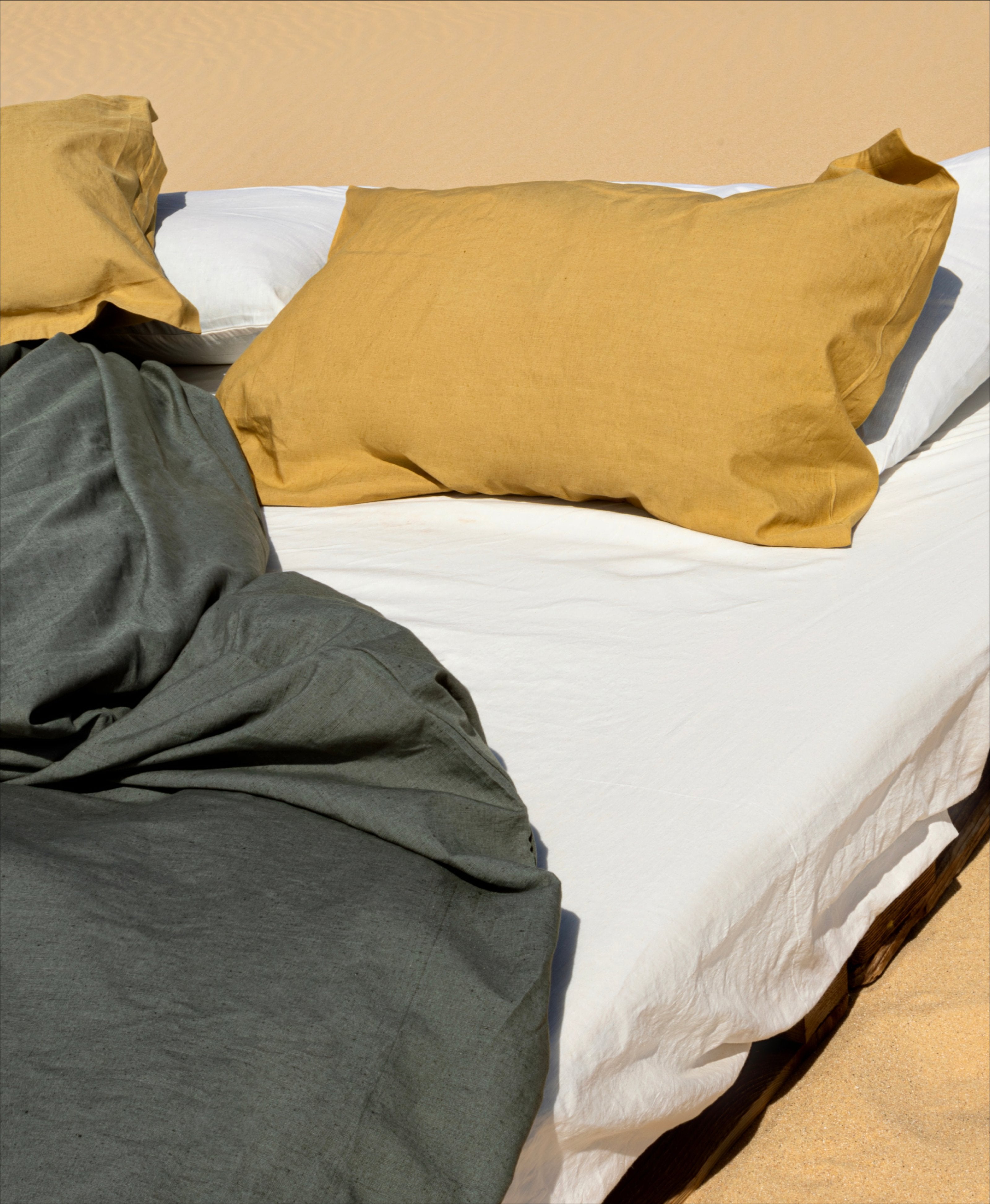 Linen Fitted Sheet Set