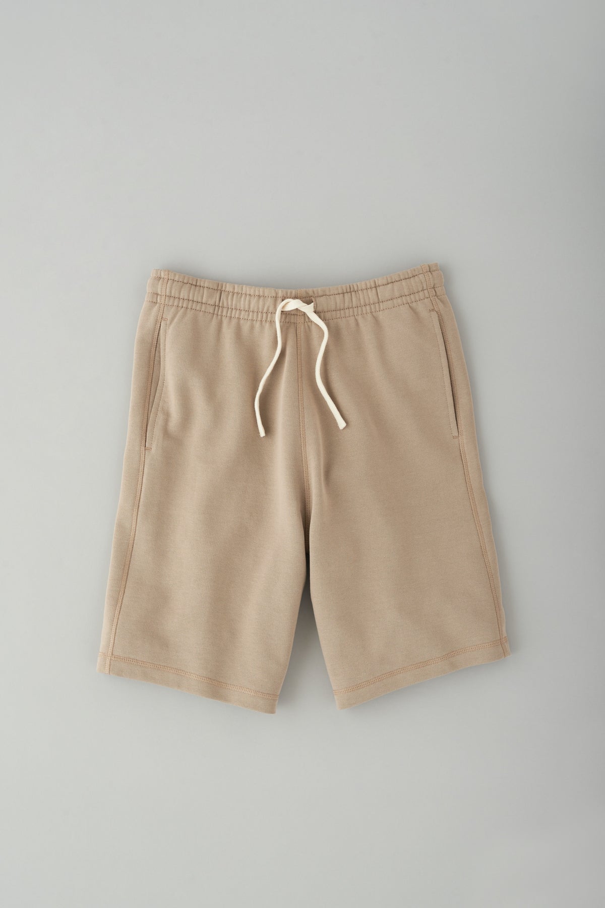 Terry Sweatshort in Taupe